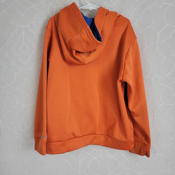 Under‎ Armour Kid's Orange Pullover Hoodie Sweater - Picture 2 of 3